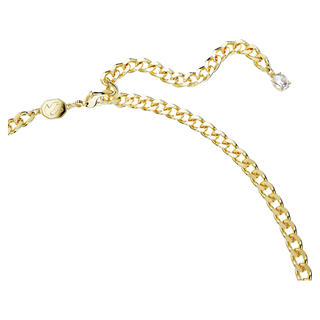 Collana Dextera, Bianca, Placcato color oro