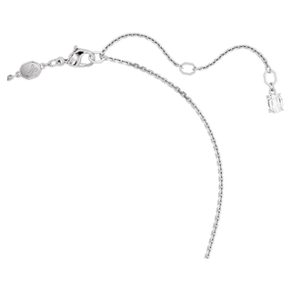 Pendente Mesmera, Taglio misto, Verde, Placcato rodio