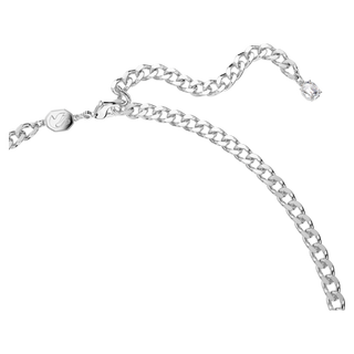 Collana Dextera, Bianca, Placcato rodio