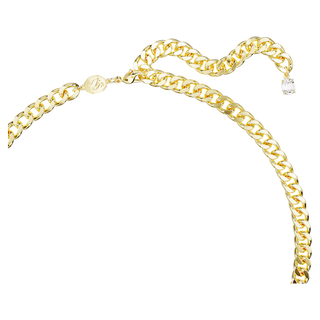 Collana Millenia, Taglio ottagonale, Verde, Placcato color oro