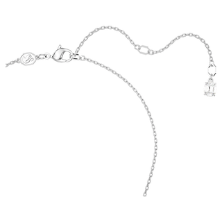 Collana Constella, Taglio Oval, Blu, Placcato rodio