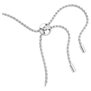 Bracciale Tennis Matrix, Tagli arrotondati misti, Bianco, Placcato rodio