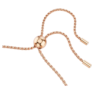 Bracciale Tennis Matrix, Taglio Round, Bianco, Placcato color oro rosa