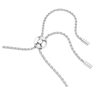 Bracciale Tennis Matrix, Taglio Round, Bianco, Placcato rodio