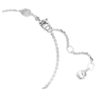 Braccialetto Hyperbola, Infinito, Bianco, Placcato rodio