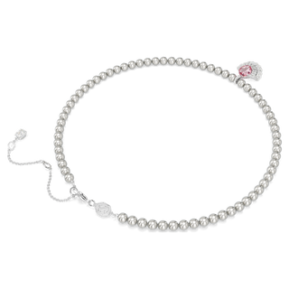 Pendente Idyllia, Taglio misto, Crystal Pearl, Conchiglia, Rosa, Placcato rodio