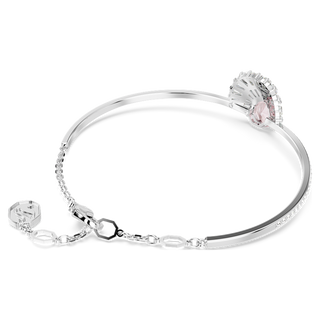 Bracciale rigido Idyllia, Conchiglia, Rosa, Placcato rodio