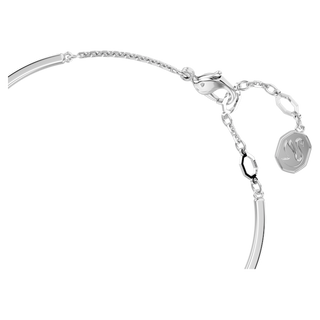 Bracciale rigido Hyperbola, Cuore, Blu, Placcato rodio