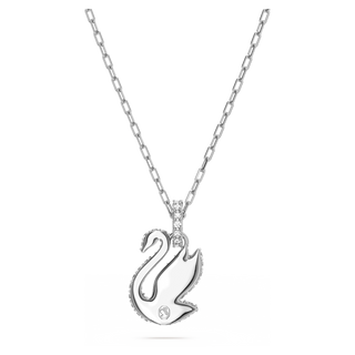 Pendente Swarovski Iconic Swan, Cigno, Piccolo, Blu, Placcato rodio