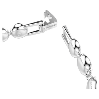 Braccialetto Una Angelic, Taglio Round, Bianco, Placcato rodio