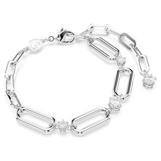 Braccialetto Constella, Bianco, Placcato rodio