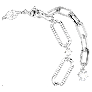 Braccialetto Constella, Bianco, Placcato rodio