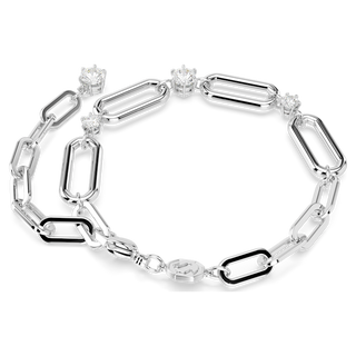 Braccialetto Constella, Bianco, Placcato rodio