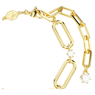 Braccialetto Constella, Bianco, Placcato color oro