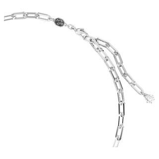 Collana Constella, Bianca, Placcato rodio