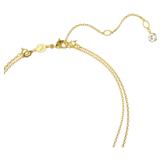 Pendente stratificato Sublima, Bianco, Placcato color oro