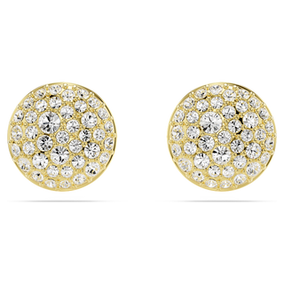 Orecchini a lobo Meteora, Bianchi, Placcato color oro