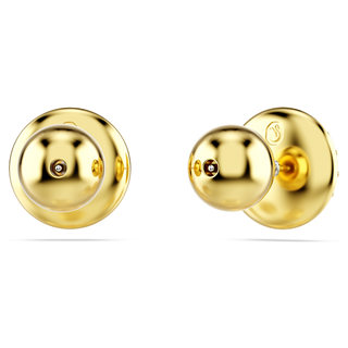 Orecchini a lobo Meteora, Bianchi, Placcato color oro