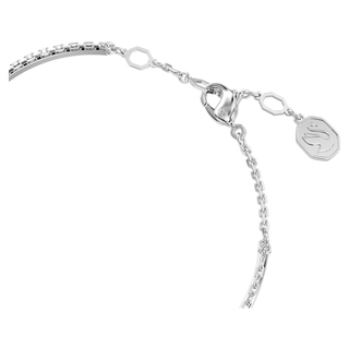Bracciale rigido Sublima, Bianco, Placcato rodio