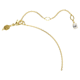 Pendente Imber, Taglio Round, Bianco, Placcato color oro