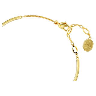 Bracciale rigido Idyllia, Cuore, Rosa, Placcato color oro