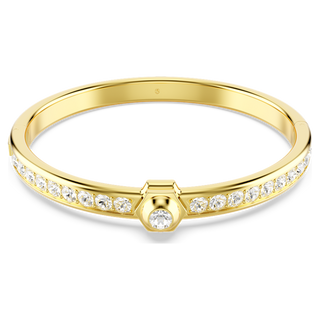 Bracciale rigido Numina, Taglio Round, Bianco, Placcato color oro