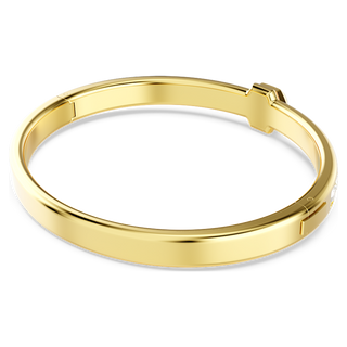 Bracciale rigido Numina, Taglio Round, Bianco, Placcato color oro