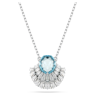 Pendente Idyllia, Conchiglia, Blu, Placcato rodio