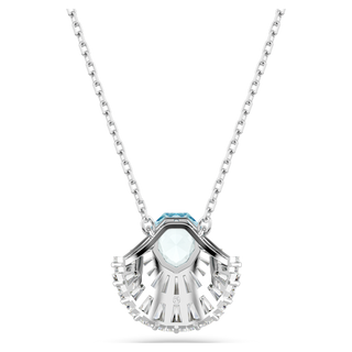 Pendente Idyllia, Conchiglia, Blu, Placcato rodio