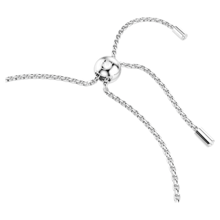 Bracciale Tennis Matrix, Sfumatura di tagli Round, Bianco, Placcato rodio