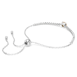 Braccialetto Matrix Tennis, Taglio misto, Giallo, Placcato rodio