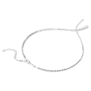 Collana a Y Matrix, Taglio misto, Bianco, Placcato rodio