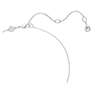 Pendente Dextera, Taglio Round, Sfera, Bianco, Placcato rodio