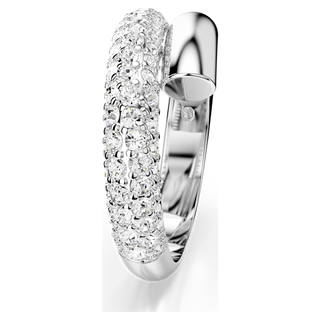 Anello Dextera, Bianco, Placcato rodio