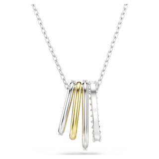 Pendente Hyperbola, Taglio misto, Bianco, Mix di finiture