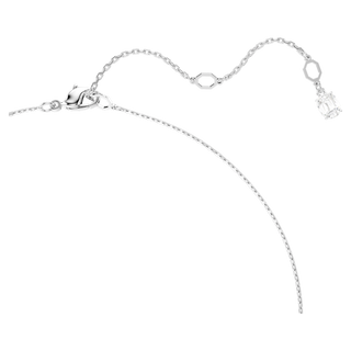 Pendente Hyperbola, Taglio misto, Bianco, Placcato rodio