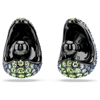 Orecchini pendenti Sublima, Taglio Round, Piccoli, Multicolore, Placcato rutenio