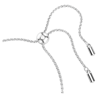 Bracciale Tennis Imber, Tagli arrotondati misti, Bianco, Placcato rodio