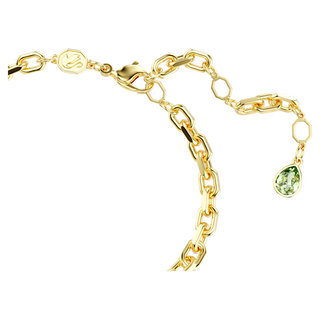 Braccialetto Idyllia, Taglio misto, Fiore, Multicolore, Placcato color oro