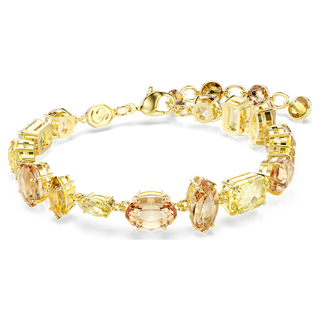 Braccialetto Gema, Taglio misto, Giallo, Placcato color oro