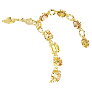 Braccialetto Gema, Taglio misto, Giallo, Placcato color oro