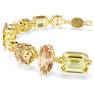 Braccialetto Gema, Taglio misto, Giallo, Placcato color oro