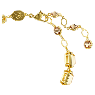 Braccialetto Millenia, Taglio ottagonale, Placcato color oro