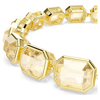 Braccialetto Millenia, Taglio ottagonale, Placcato color oro