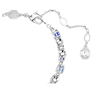 Braccialetto Constella, Taglio misto, Blu, Placcato rodio