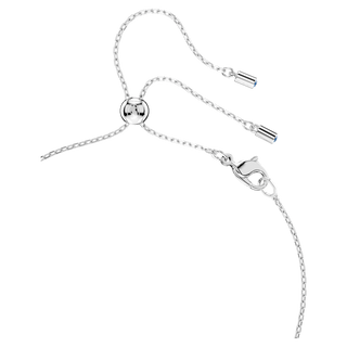 Pendente Mesmera, Taglio Pear, Bianco, Placcato rodio