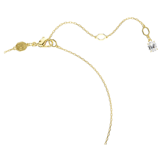 Pendente Stilla Attract, Taglio Round, Bianco, Placcato color oro