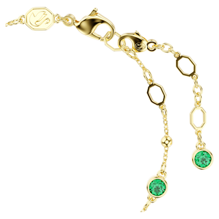 Braccialetto Imber, Taglio Round, Verde, Placcato color oro