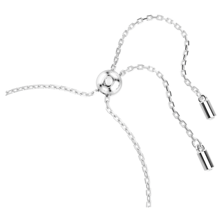 Braccialetto Una Angelic, Taglio Round, Motivi a doppia faccia, Bianco, Placcato rodio