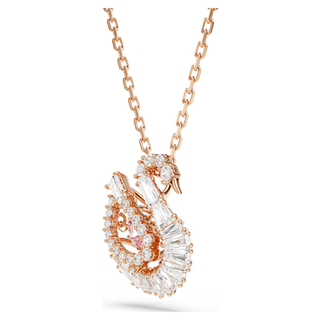 Pendente Swan, Taglio misto, Cigno, Rosa